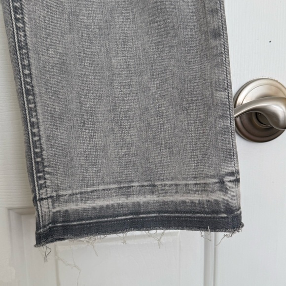 Paige Cindy Crop Jean | Faded Asphalt Distressed | Size 26 - Picture 3 of 10